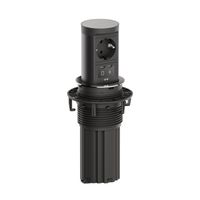 BACHMANN ELEVATOR2 1xCEE7/3 1xUSB C/C45W, Edelstahl-Optik 2,0 m AEH