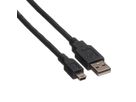 ROLINE USB 2.0 Kabel, Typ A - 5-Pin Mini, schwarz, 3 m