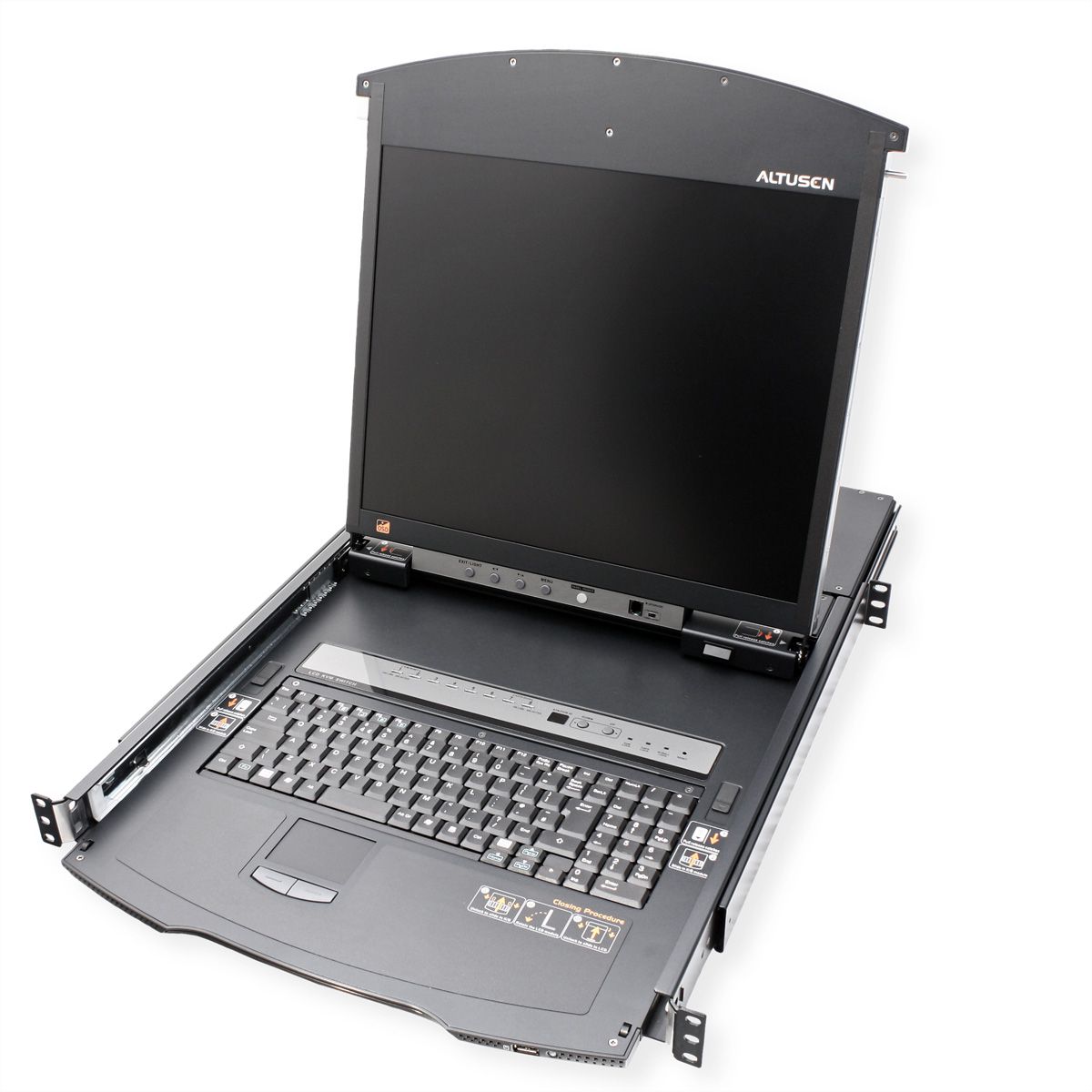 ATEN KL1508AiN 48cm LCD IP-KVM 8-Port GB, UK-Layout