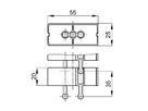 BACHMANN Kabelschlange Cube, silber