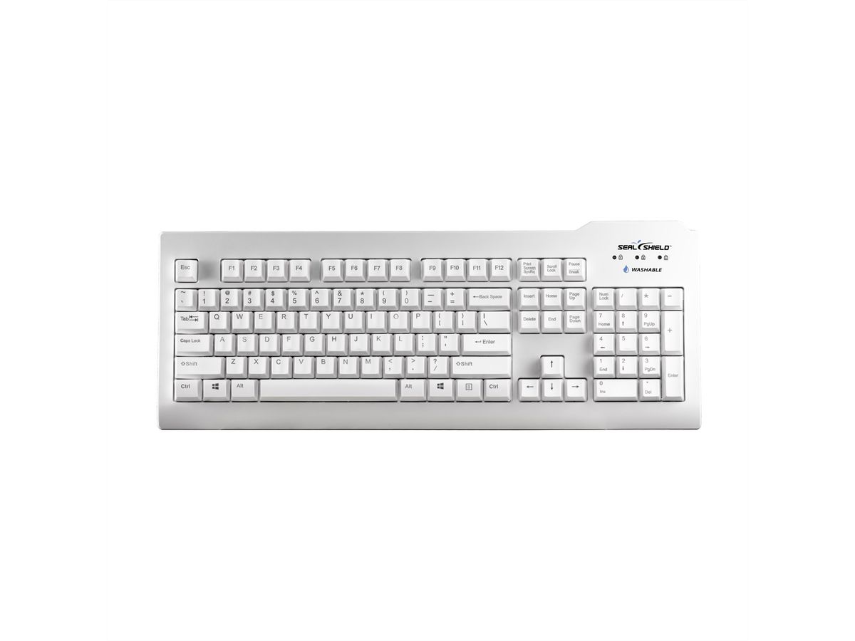 SEAL SHIELD Silver Seal Tastatur USB white SSWKSV208DE