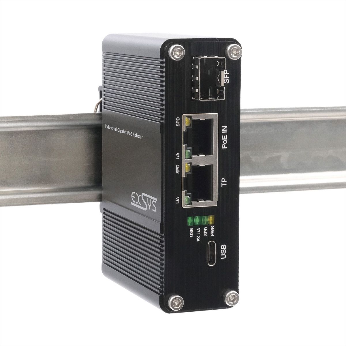 EXSYS EX-60328 PoE++ Splitter USB-C 60W