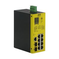 KTI KGS-1064-HP 10-Port Industrie Giga PoE-Switch, DIN-RAIL alle Ports PoE, 2x 100/1000 SFP