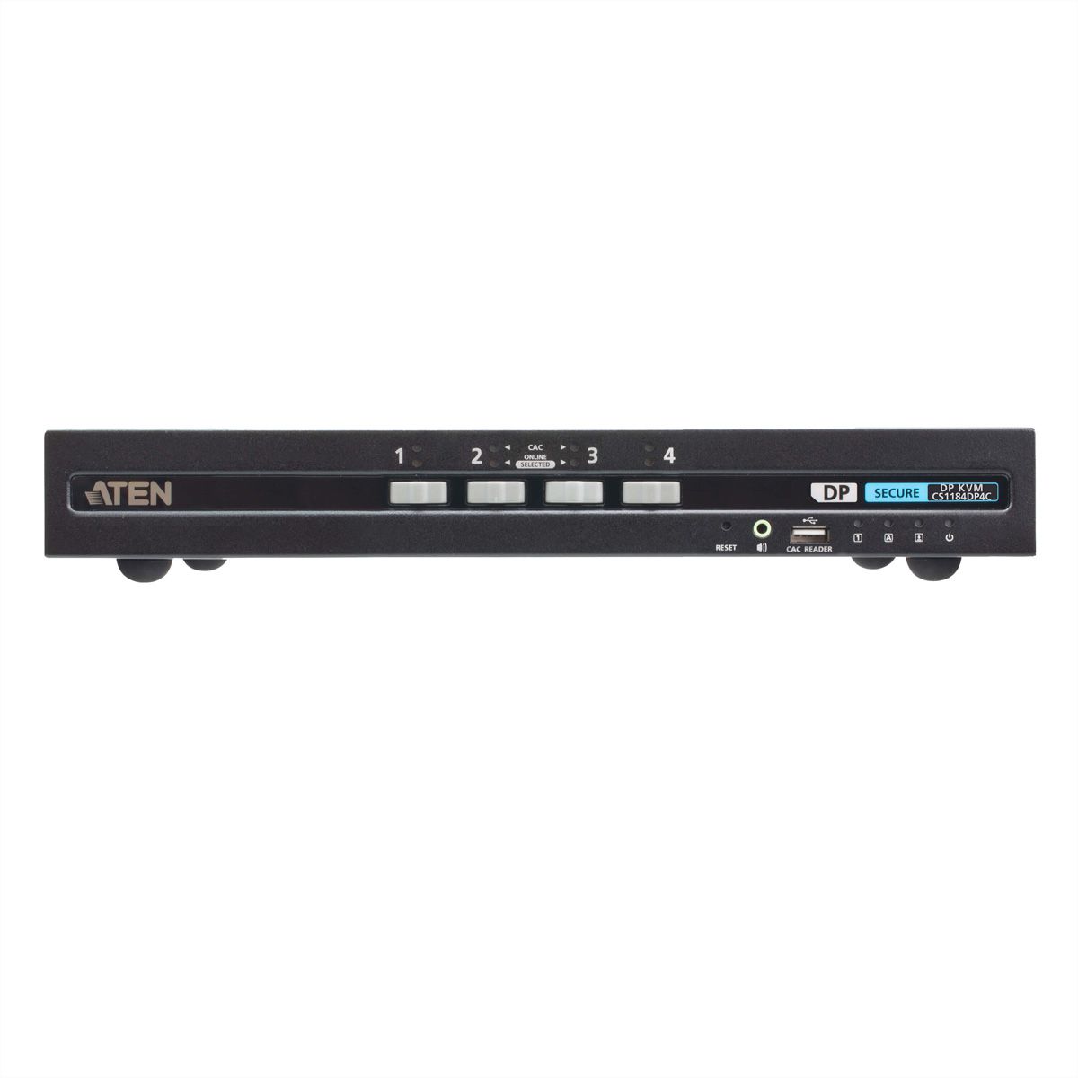 ATEN CS1184DP4C 4-Port USB DisplayPort Secure KVM Switch mit CAC
