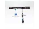 ATEN KA7920 PS/2 VGA KVM Adapterkabel, 4,5 m