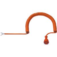 BACHMANN Wendelltg.H05BQ-F 2x1.00 orange, CEE 7/17 Konturenstecker