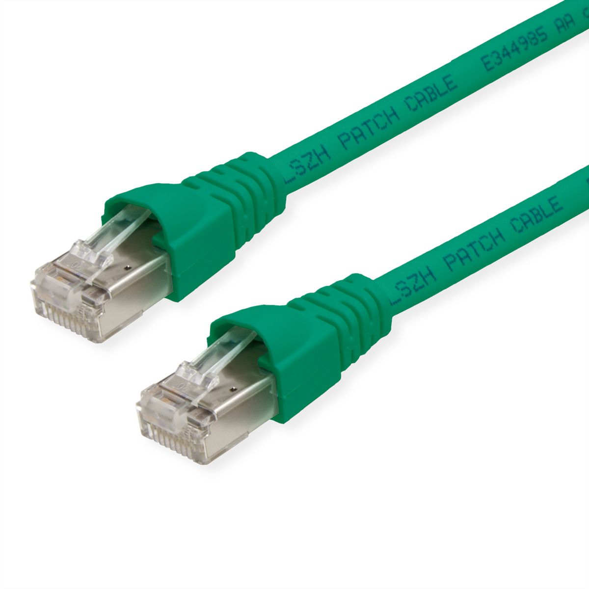 TELEGÄRTNER Patchkabel S/FTP, Cat.6A, LSOH, grün, 3 m