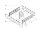 SCHROFF 19"- Einschub Aluminium (Grundbausatz) - MULTIPAC GRUNDAUSB.4HE 340T