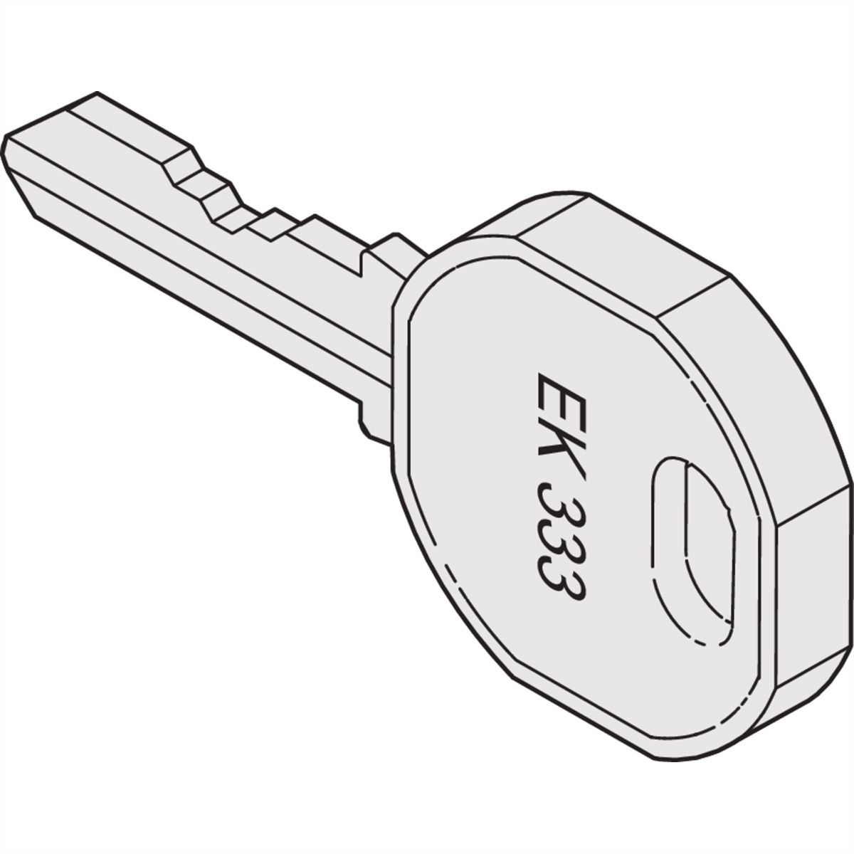 SCHROFF Ersatzschlüssel - ERSATZSCHLUESSEL EMKA 333