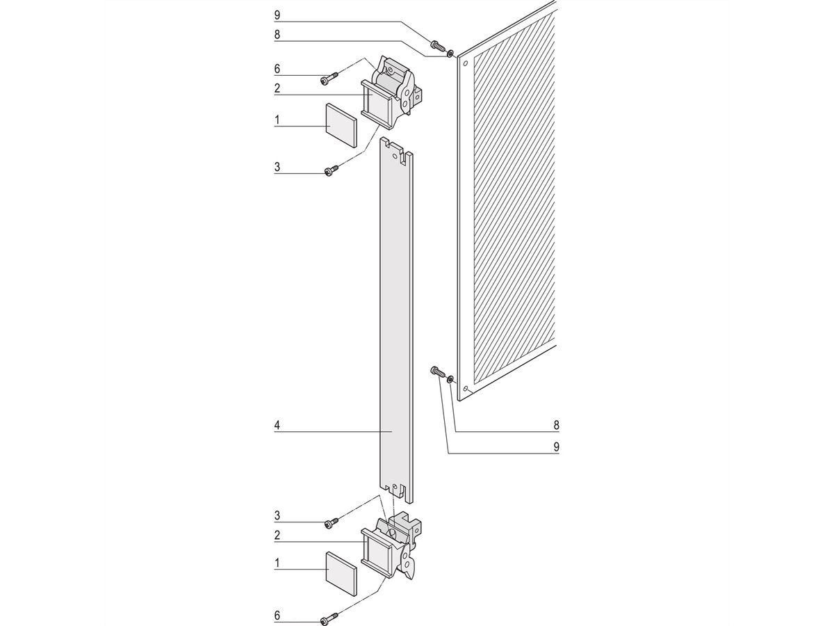 SCHROFF Steckbaugruppen mit Aushebegriff in Trapezform, Typ 2 - SBGR TR-GR 6HE 7TE