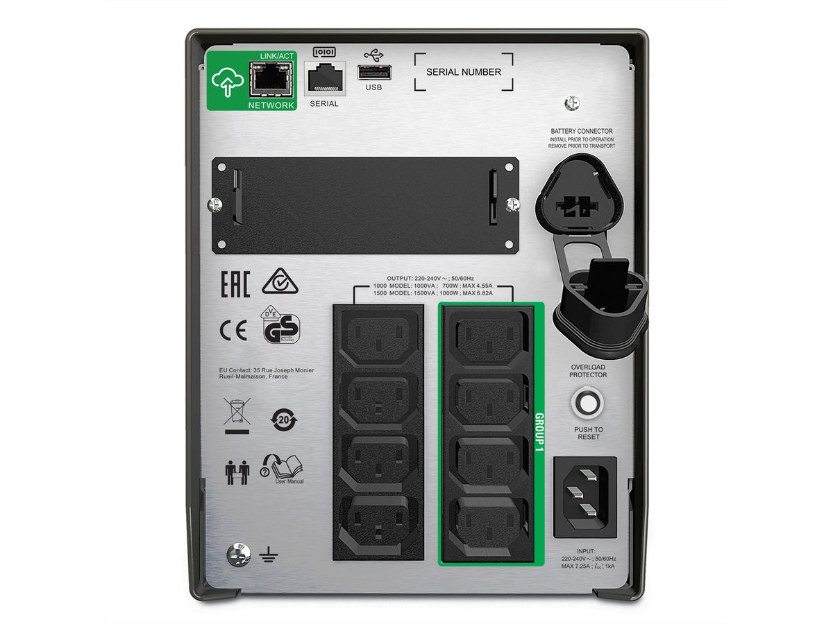 APC SMT1500iC mit SmartConnect