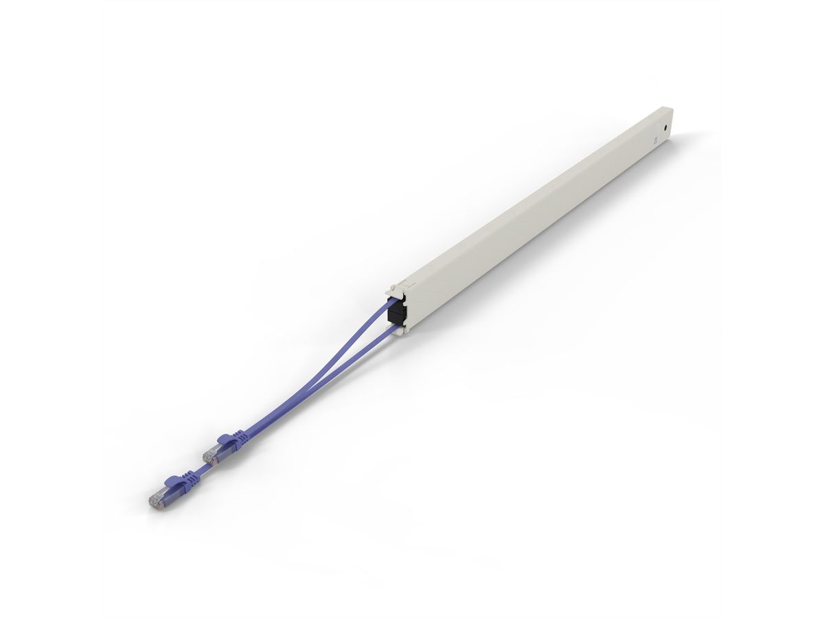 patchbox.one Kassette 46RU UTP violett Cat.6a 2,5m