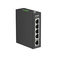 D-Link DIS-100E-05 5-Port Switch, Industrial Fast Ethernet Unmanaged