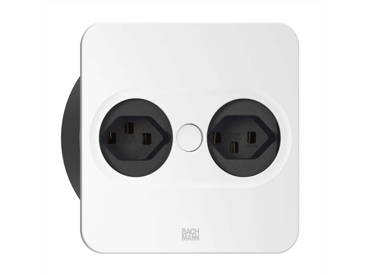 BACHMANN TWIST2 2xCH T23 2,0m AEH, T23 RAL9010 30GE eckig