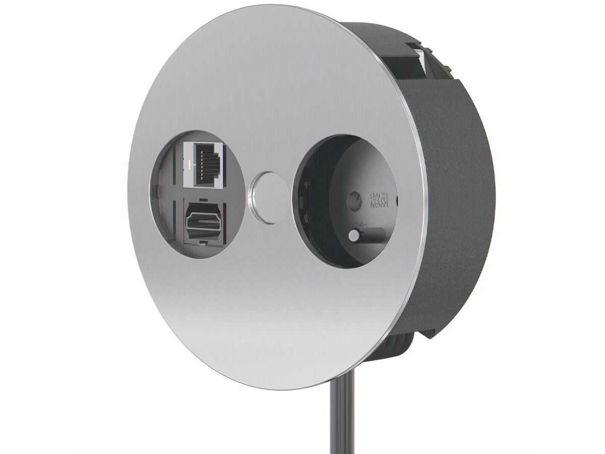 BACHMANN TWIST 1xUTE 2xKeystone 0,2m Chrom matt