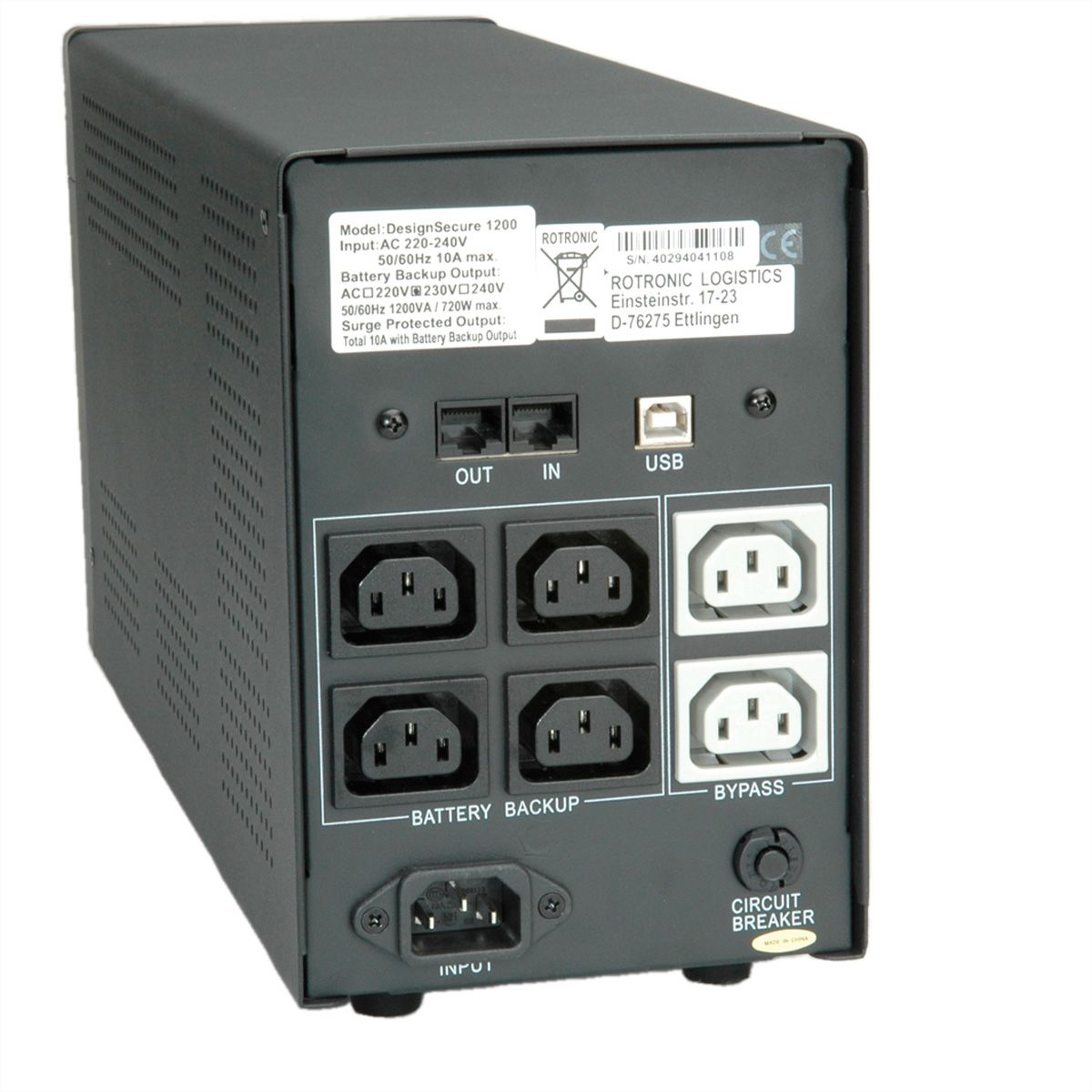 ROLINE DesignSecure 2000 - Line Interaktive USV
