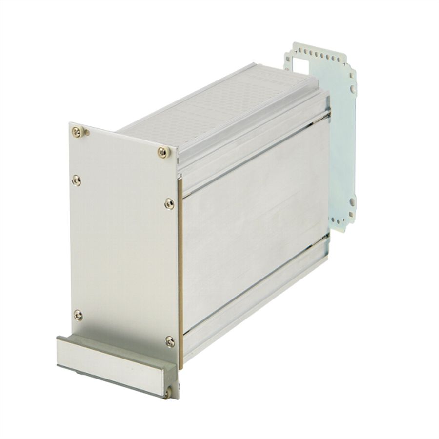 SCHROFF Kassetten PRO 3 HE-Bausätze, Frontplatte geschirmt (Textildichtung) - KAS S1 OP EMV 3HE 14TE 227T