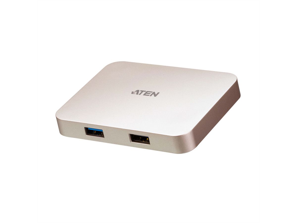 ATEN UH3235 USB-C 4K Ultra Mini Dock mit Power Passthrough