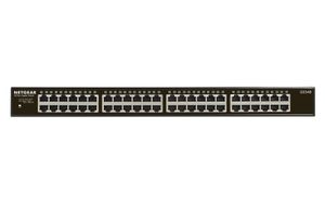Netgear GS348 ungemanaged Gigabit Ethernet (10/100/1000) 1U Schwarz