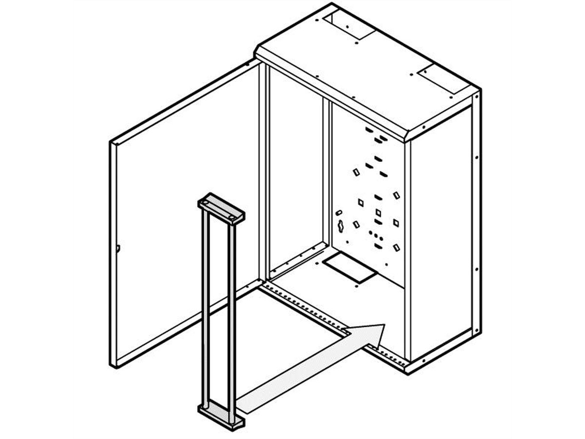 SCHROFF LSA+ Halterung - LSA+ FERNMELDEAUSBAU