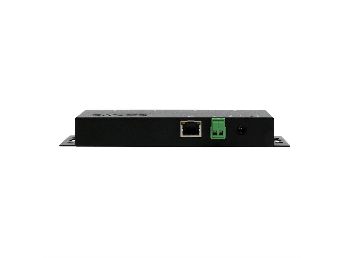 EX-6124-2PoE Ethernet zu Seriell 4 x RS-232/422/485 mit 9 Pin Stecker PoE