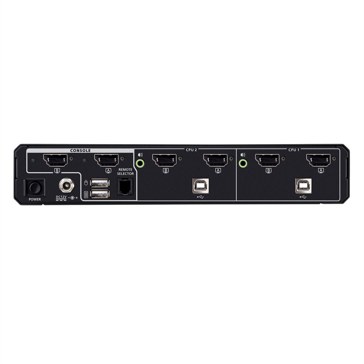 ATEN CS1142DPH4 2-Port USB 5K DP/HDMI, Dual Bildschirm Universal Secure KVM Switch