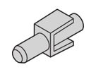 SCHROFF Fixierclip für Kunststoffgriff in Trapezform - NTS FIXIERCLIPS 100STK