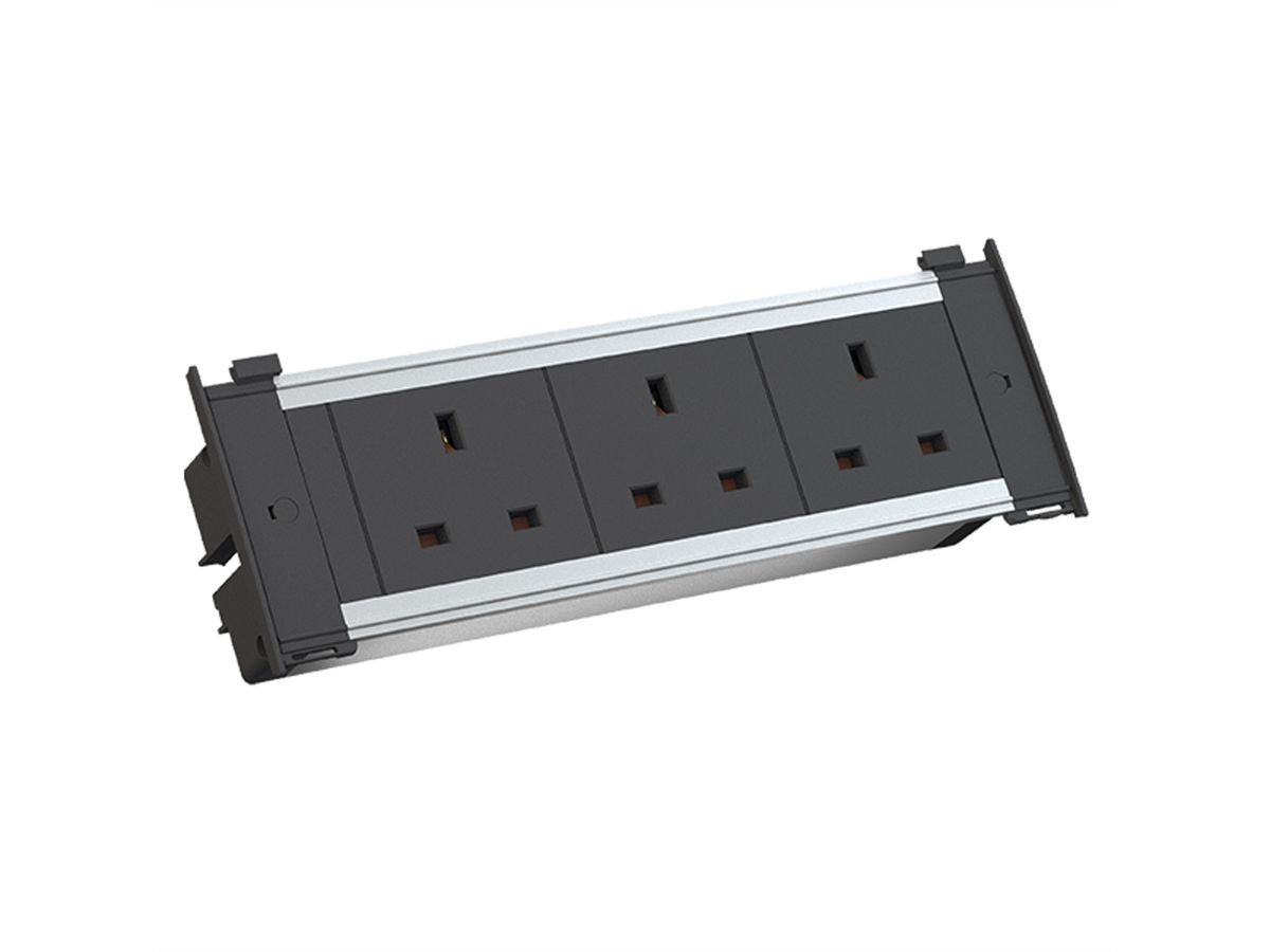 BACHMANN KAPSA S 3xUK 13A Strom 2m, United Kingdom