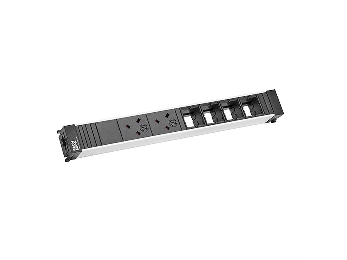 BACHMANN CONF 2xUK 45° 3,15A 4xCM, Input output GST18i3
