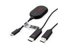 ROLINE Drahtloses P2P-Anzeige-Dongle-Set, Tx+Rx, HDMI, 1080p, 20 m