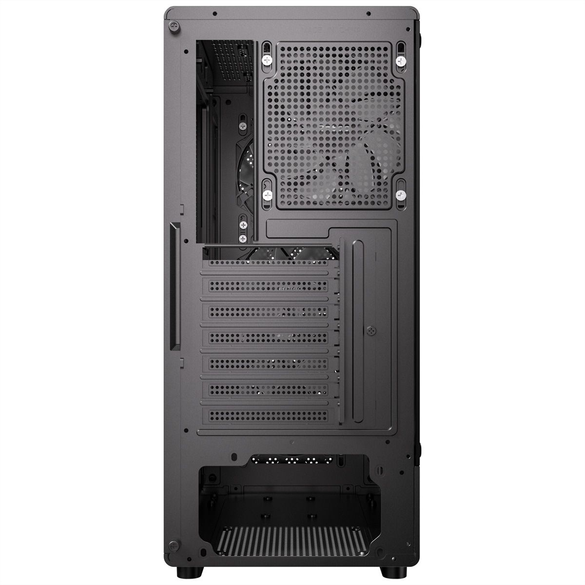 ANTEC VX-320 ARGB ATX, Micro-ATX, ITX Mid Tower Gaming PC Gehäuse, schwarz