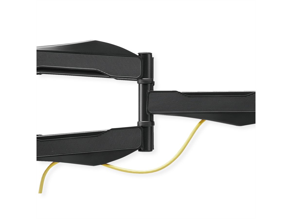 VALUE TV-Wandhalterung, flexibel, elegant, max. 45 kg, schwarz