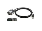 EXSYS EX-1346 USB 2.0 zu 1S x Serielle Schnittstelle RS-422/485 Port Konverter, Kabel, FDTI, schwarz, 1,8 m