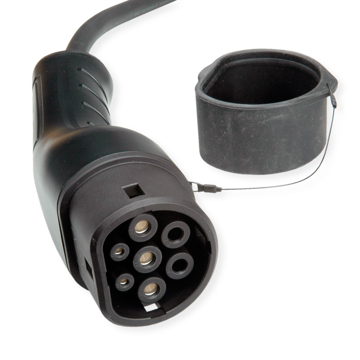 ROLINE E-Auto Ladekabel Typ2, 3-phasig, 480VAC (3P+N+E), 16 A, 11 kW, 5 m