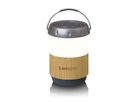 Lenco Bambus Lampe BTL-030BA, mit eingebauter Bluetooth Lautsprecher