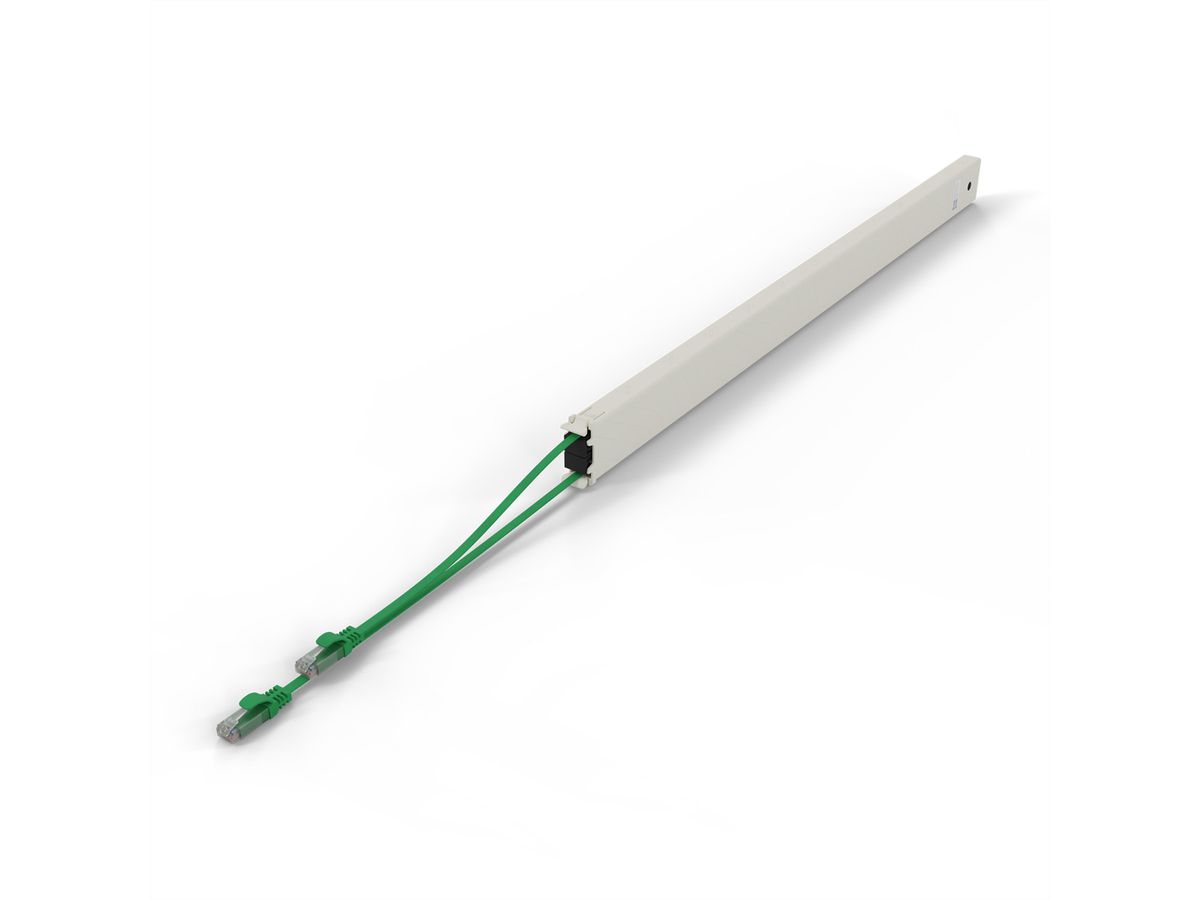 patchbox.one Kassette 46RU UTP grün Cat.6a 2,5m