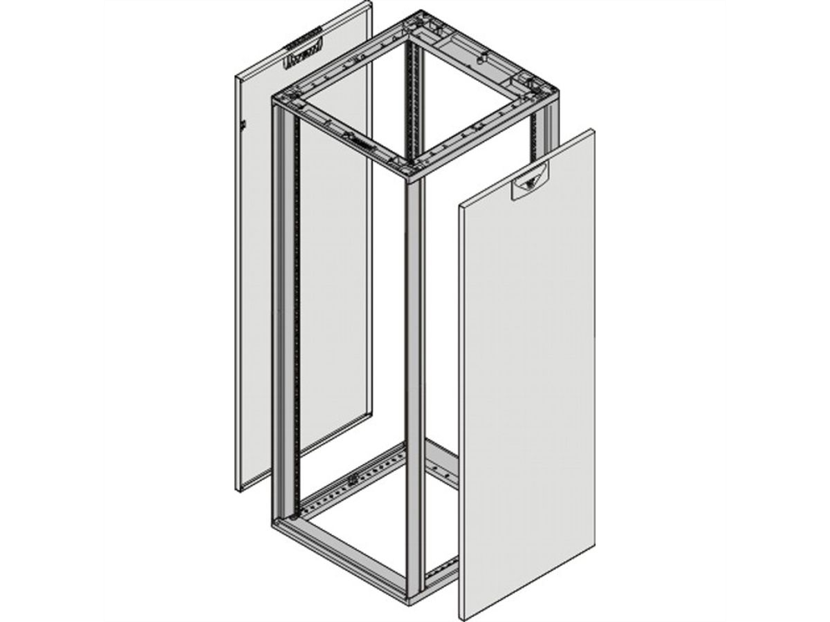 SCHROFF Seitenwand für Heavy-Duty - SEIT.WD.43HE 800T HD 7035 2X