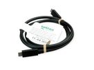 ROLINE GREEN USB 3.2 Gen 2 Kabel, Emark, C-C, ST/ST, 10Gbit/s, 100W, schwarz, 1 m