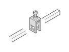 SCHROFF Anschlussklemmen für Erdungsschiene - VERTEILERKLEMME 16MM 10STK