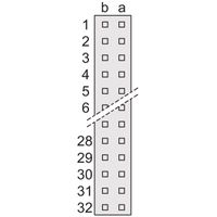 SCHROFF Messerleiste - MESSERLEISTE DIN41612 FORM B