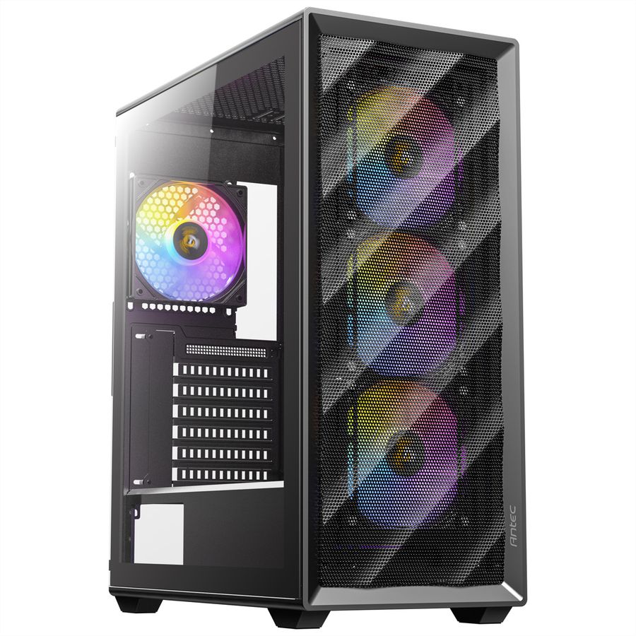 ANTEC AX85 ARGB PC Gehäuse Midi Tower Gaming ATX, schwarz