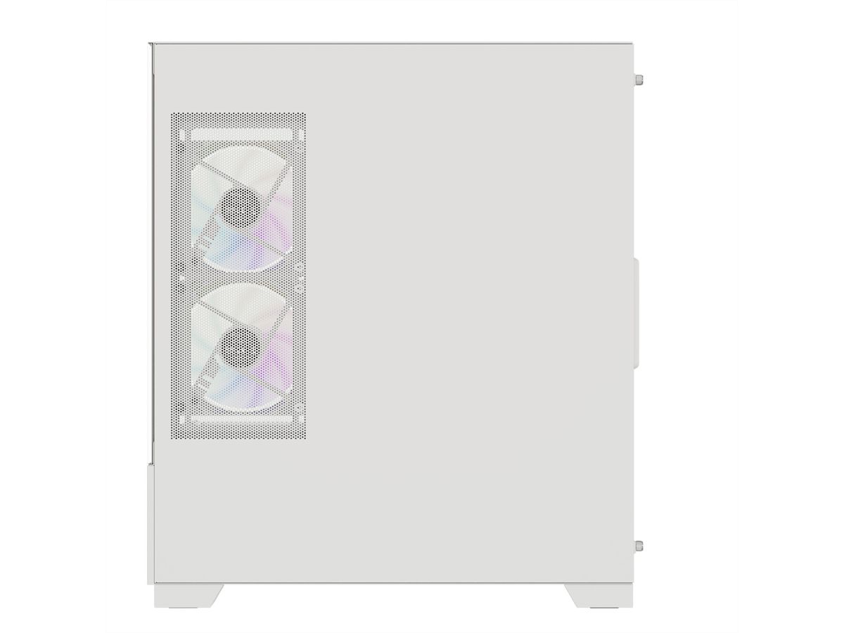 XILENCE Xilent Beam ATX PC Case white, X218.W.ARGB Gaming ATX PC Case weiß