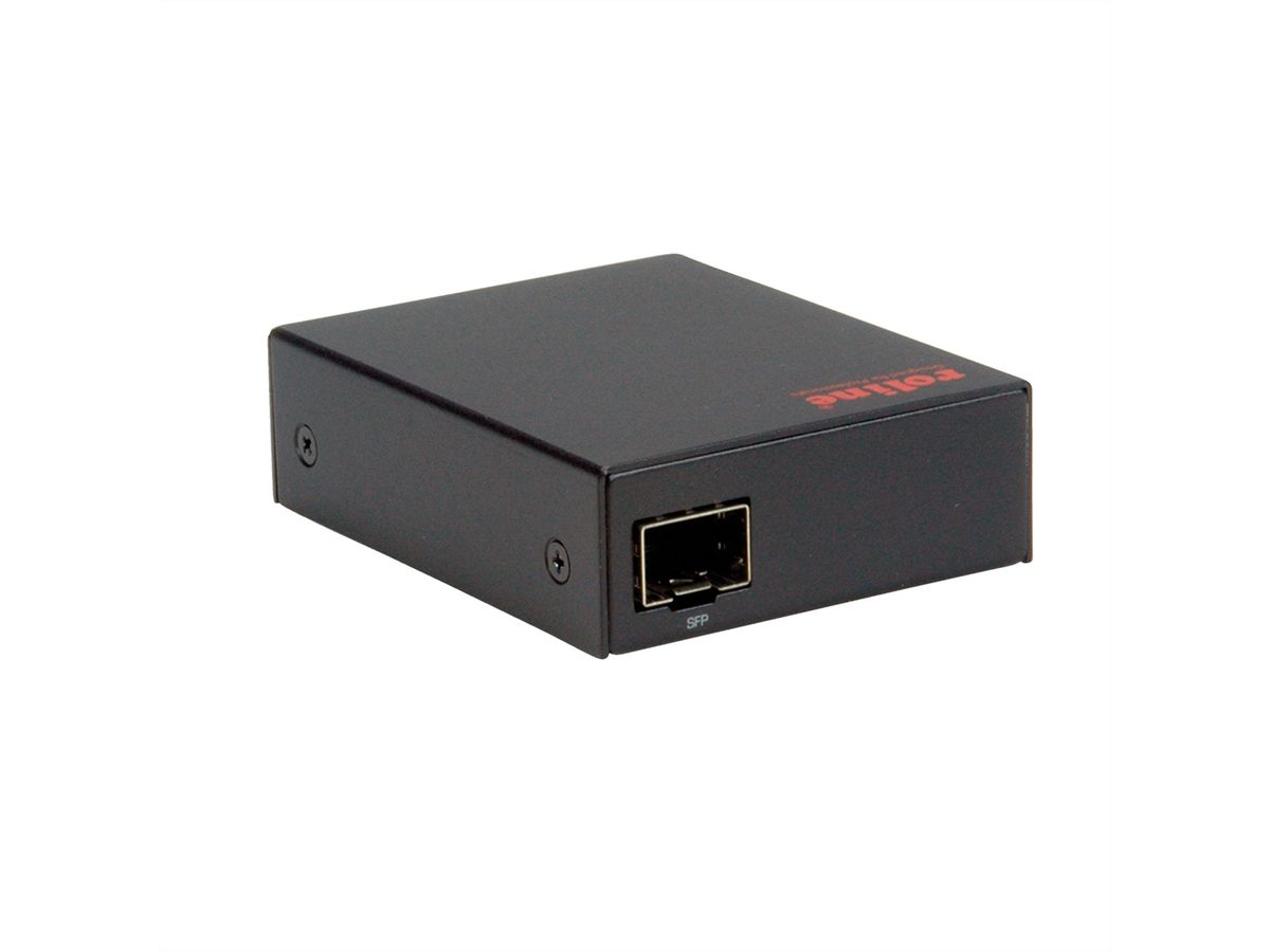 ROLINE 10/100/1000Base-T to Dual-speed Fiber Media Converter