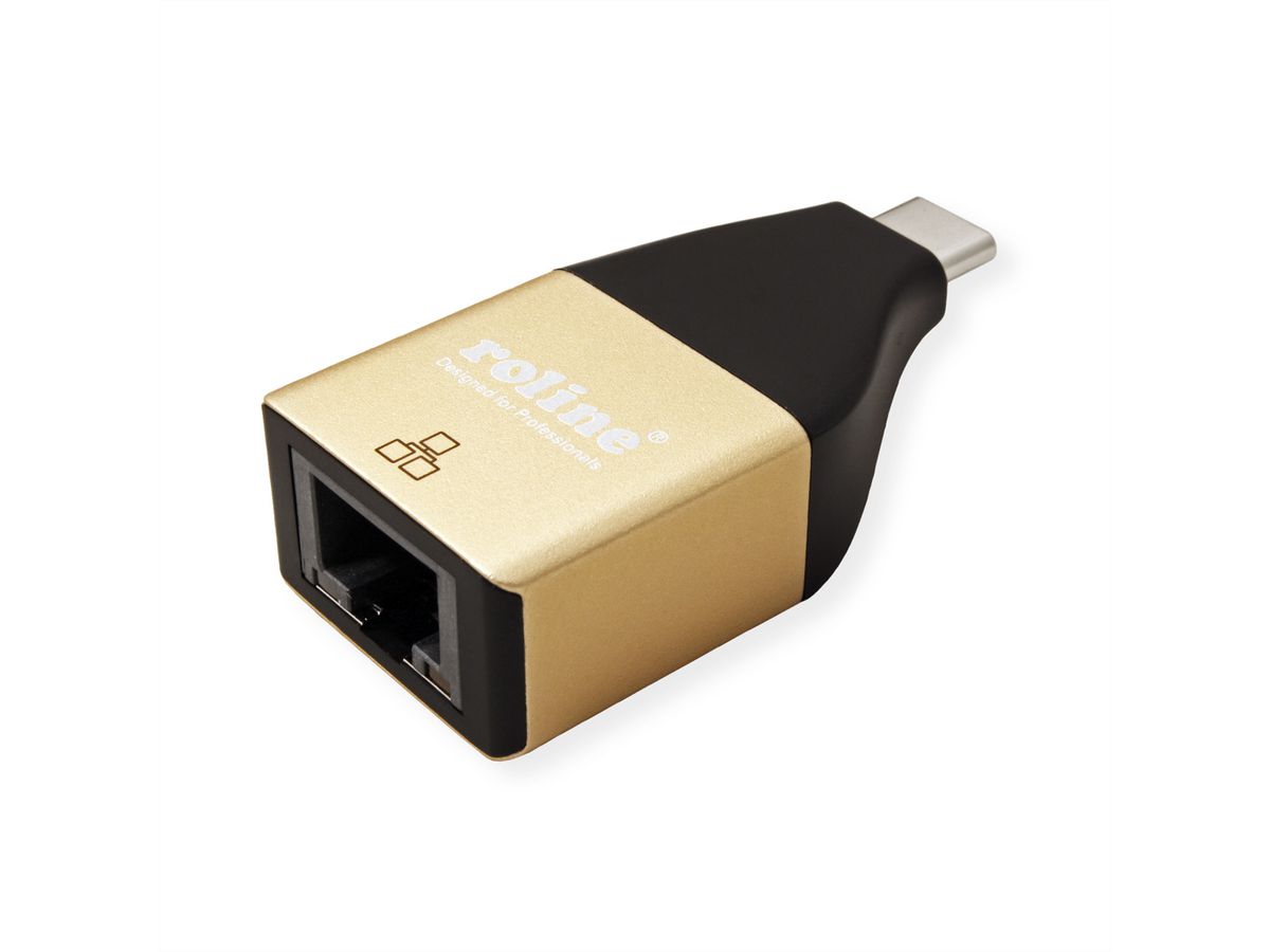ROLINE GOLD USB 3.2 Gen 2 zu Gigabit Ethernet Konverter