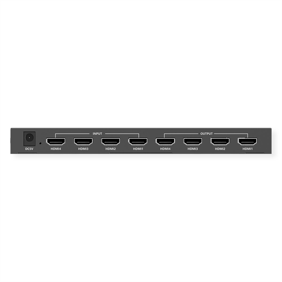 VALUE 4K HDMI Matrix Switch, 4 x 4, mit Fernbedienung