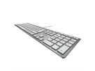 CHERRY Tastatur KC6000 SLIM Silber, JK-10680DE-2