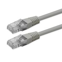 ROLINE Patchkabel Cat.6 (Class E), UTP, PoE, grau, 1,5 m