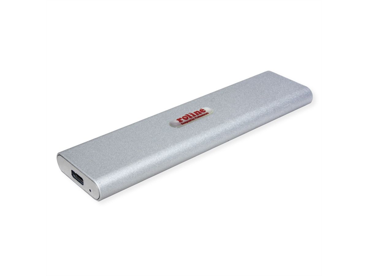 ROLINE Externes SSD-Gehäuse, M.2, NVMe zu USB 3.2 Gen 2 Typ C 