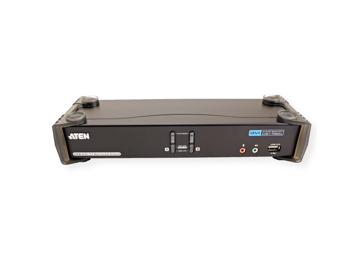 ATEN CS1782A KVM Switch Dual-Link DVI, USB, Audio, 2 Ports