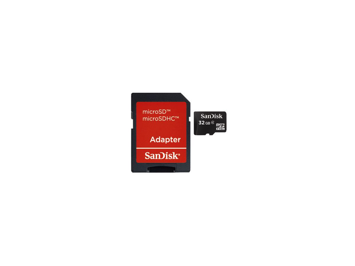 SanDisk microSDHC 32GB Klasse 4